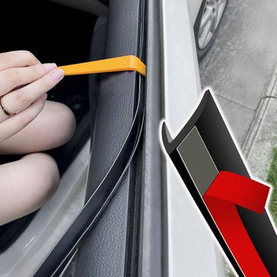 Уплотнительная лента для бокового окна автомобиля, резиновый уплотнитель, наполнитель оконного зазора, уменьшает вибрацию, шумоизоляцию, V-образные уплотнительные ленты