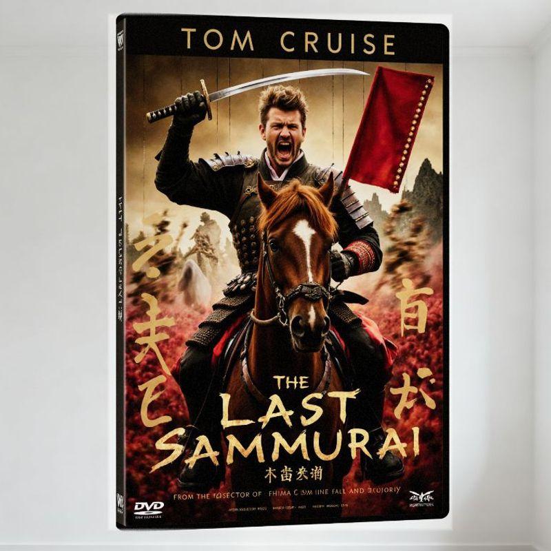 The Last Samurai Tom Cruise Metal Tin Sign Movie Poster Artwork for Home Bar Man Cave Wall Decor
