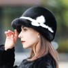 Шапка из 100% норкового меха для девочек, мягкий утолщенный меховой берет, женская шапка, элегантная зимняя уличная ветрозащитная теплая шапка