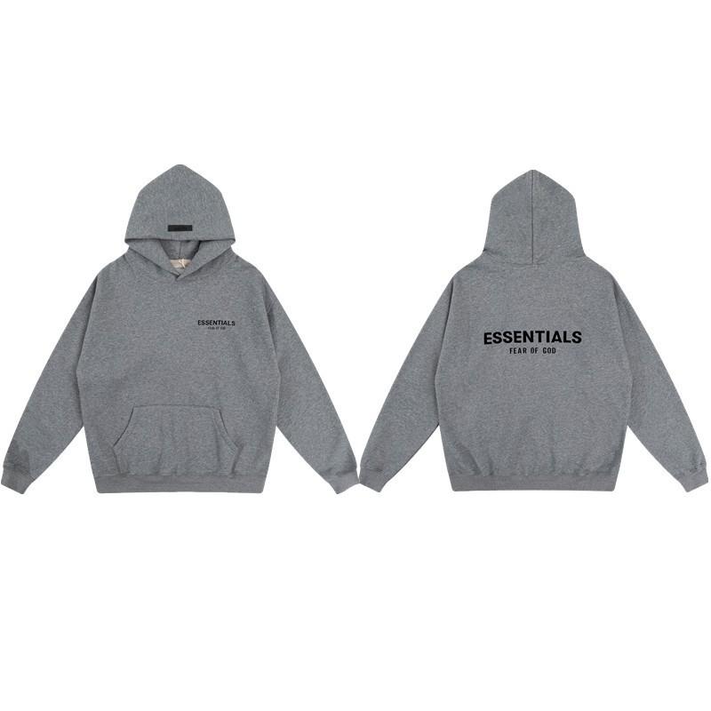 Unisex Oversized Hooded Sweatshirt With Flock Letter Print Soft Cotton Blend Warm Lined