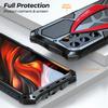 For Samsung Galaxy S26Ultra  S25Ultra S24Ultra S23Ultra S22Ultra Soft Silicone Matte Shockproof Cover Luxury Metal Full Protect Armor Case