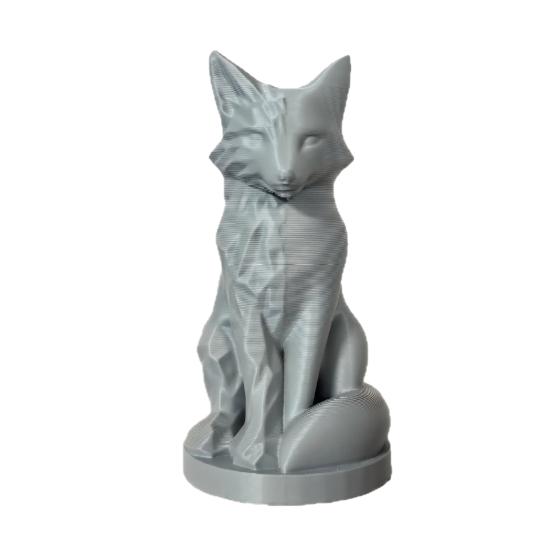 Геометрическая Граненная Фигурка Лисы, 3D Печатная Статуэтка Сидящей Лисы, Скульптура Лисы в Стиле Современного Искусства, Коллекционный Настольный Орнамент для Декора Стола Полки Дома