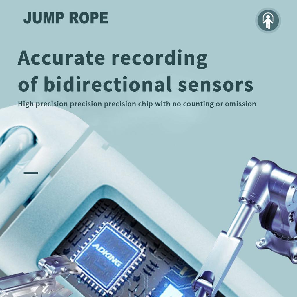 Интеллектуальный электронный счетный канат Многофункциональный беспроводной мяч двойного назначения для снижения веса Фитнес стальной канат