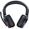 Беспроводная игровая гарнитура ROCCAT Syn Max Air, 2,4 ГГц/Bluetooth, одновременное воспроизведение со смартфоном, Черная, PC/PS5/PS4/Switch, Откидной микрофон с функцией Mute, 3D-звук, Зарядка