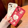 For Realme 11 11x 12x 12 Pro C21 C30 C33 C35 C65 OPPO A18 A38 A60 A96 Reno 10 11 12 Pro Cartoon Flower Bear Pattern Soft Silicone Phone Case