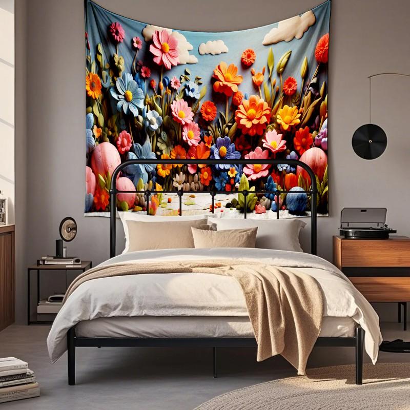 Boho Style Mandala Elephant Tapestry Wall Hanging Living Room Bedroom Decor