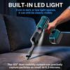 Портативный бесщеточный пылесос VC11 для аккумуляторов Makita/DeWalt/Milwaukee/Bosch/Ryobi 18/11V с регулировкой скорости