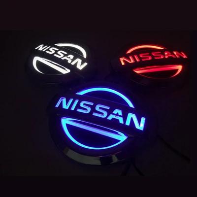 Для Qashqai Teana X-Trail Juke Sentra Sylphy Almera Versa Аксессуары с логотипом 5D Светодиодный задний значок-эмблема для автомобиля Наклейка Свет