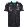 Автоспорт FW25 Mercedes - AMG Petronas Formula 1 Team Влагоотводящая Быстросохнущая Облегающая Короткий рукав Гоночная Футболка Мужские Топы KF0161