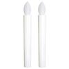 Safe and Secure LED Candles for Buddhist Altars, Standard Size 17.5cm X 22mm (Pack of 2)