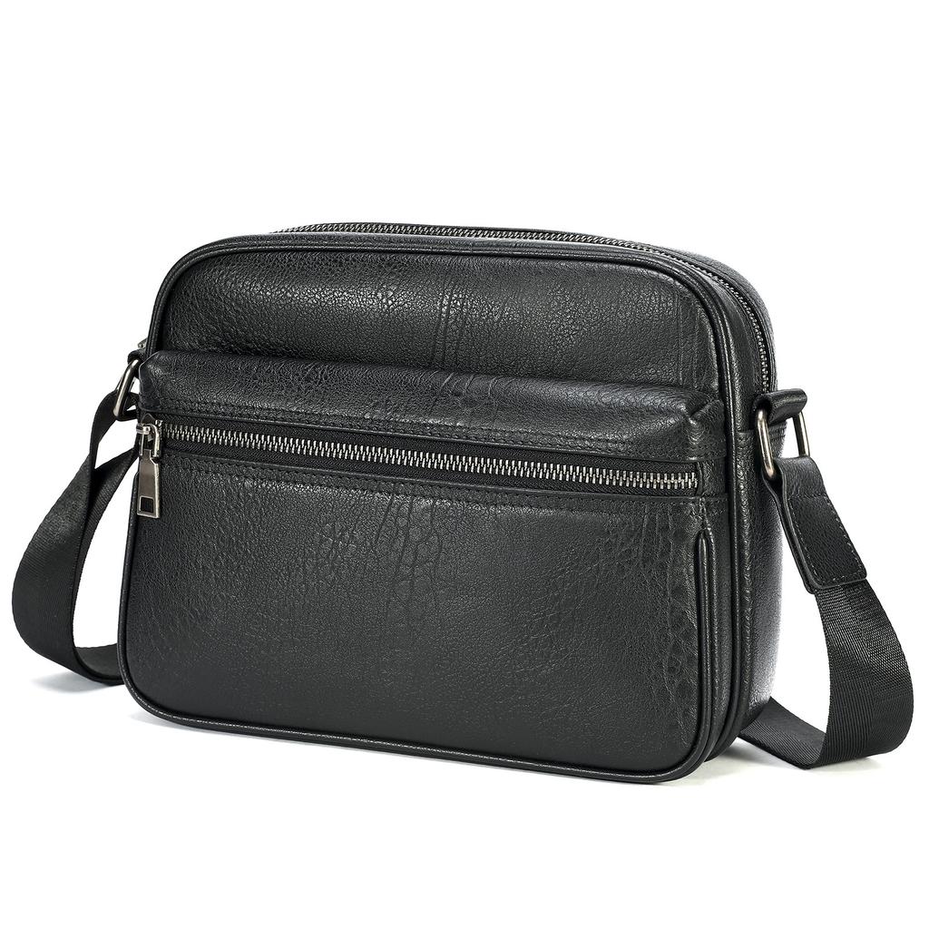 Модная сумка через плечо из натуральной кожи, горизонтальная квадратная сумка через плечо, повседневная спортивная сумка через плечо