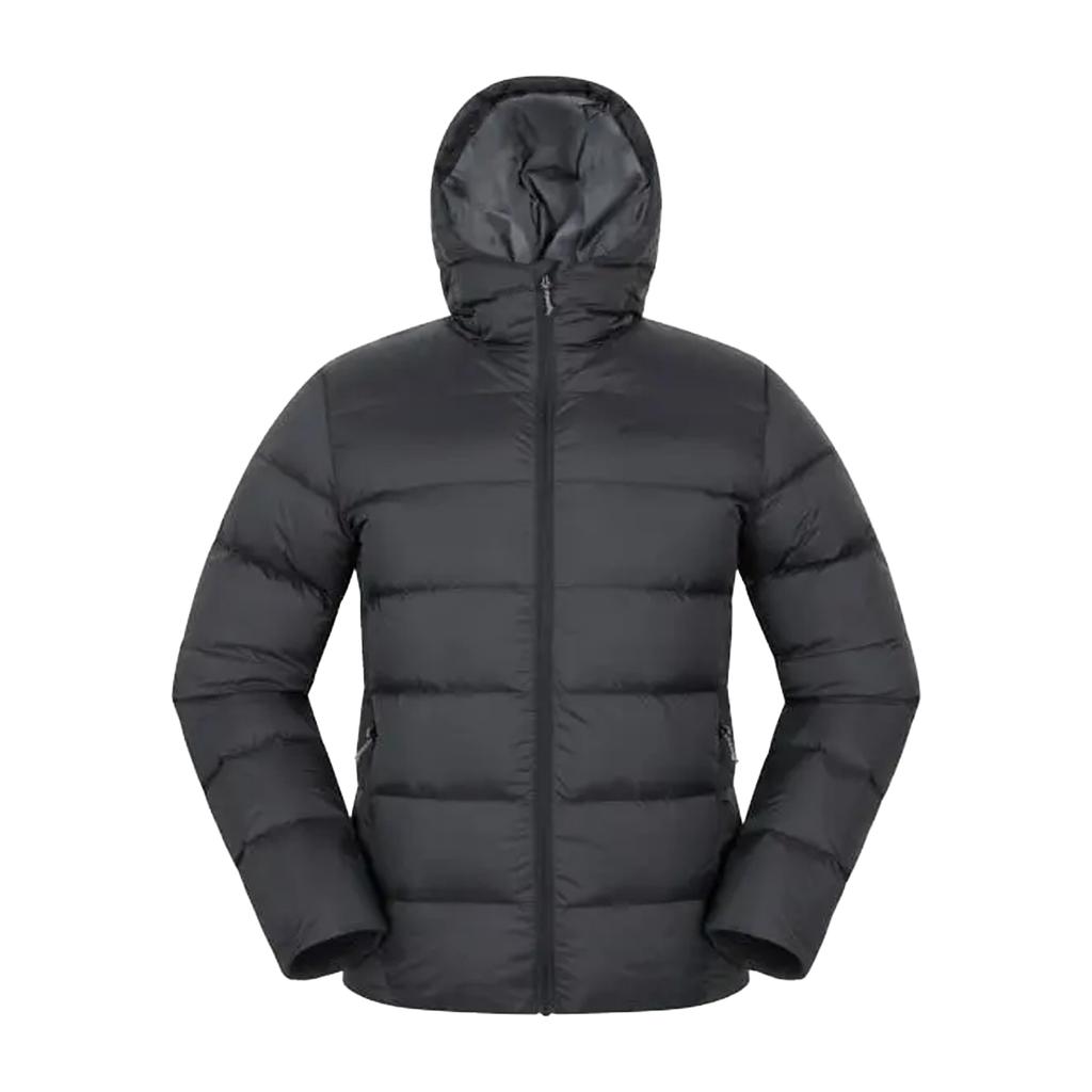 Mountain Warehouse Mens Stratus Down Packable Hooded Jacket