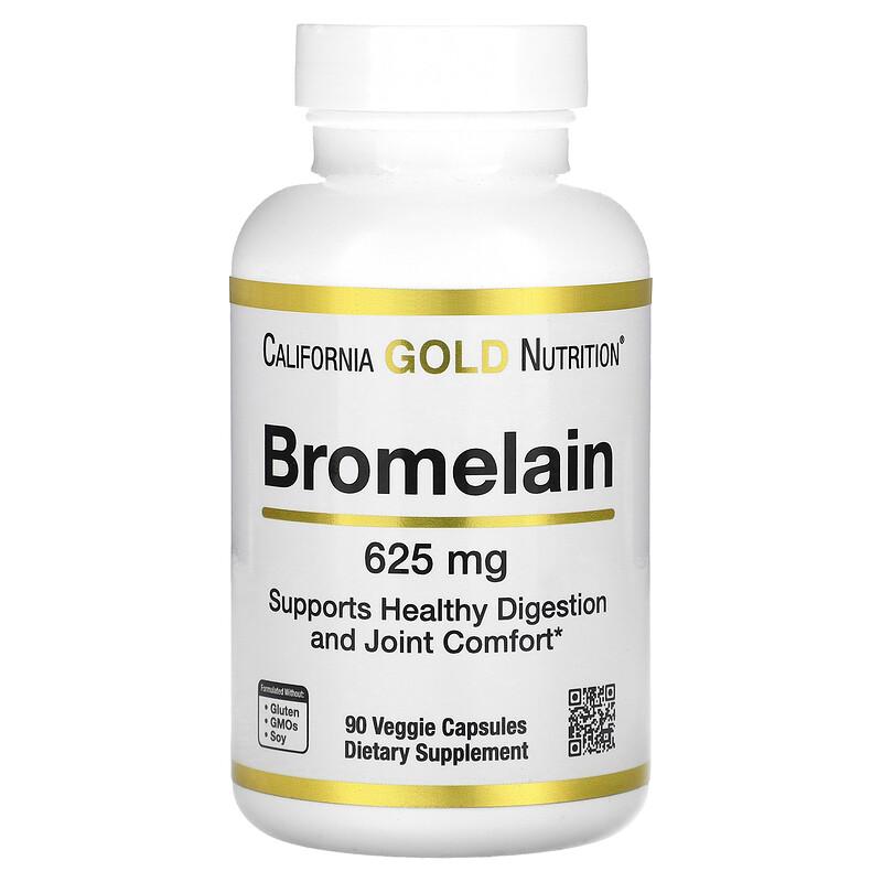 Bromelain, 625 mg, 90 Veggie Capsules