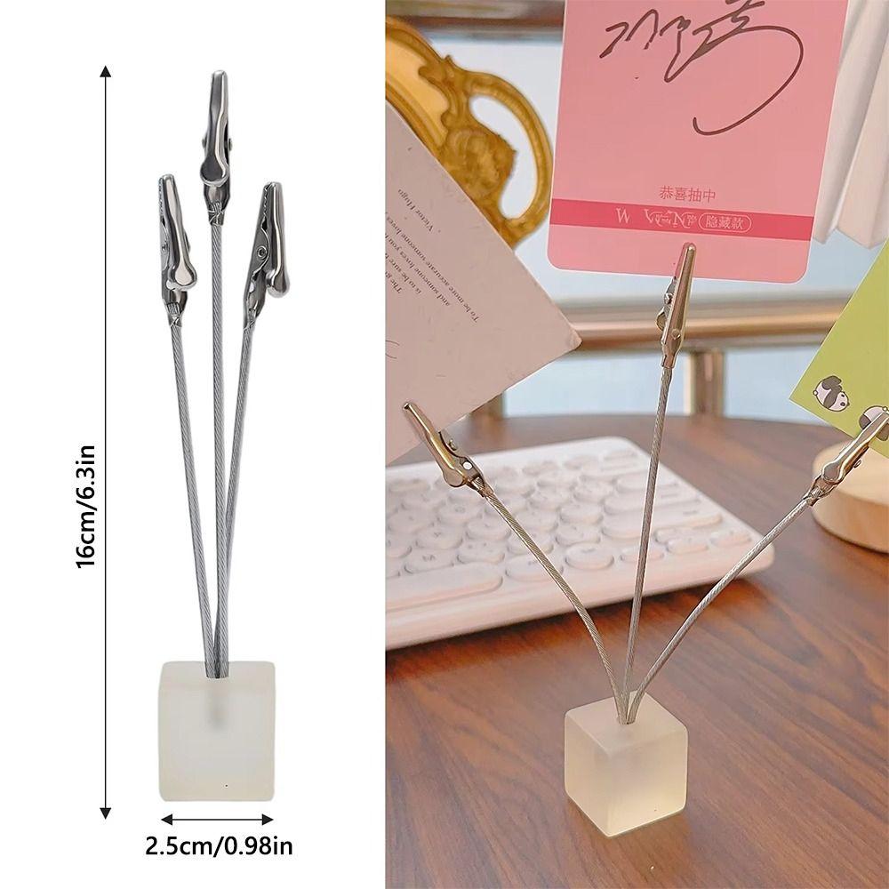 5 шт. Трехголовочный зажим-крокодил Гибкая трубка Стенд для фотозажимов День Рождения Свадебная Вечеринка