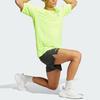 Adidas Ultimate Engineered Knit T-Shirt With Plain Logo Men Tops Lemon-Green HZ4439