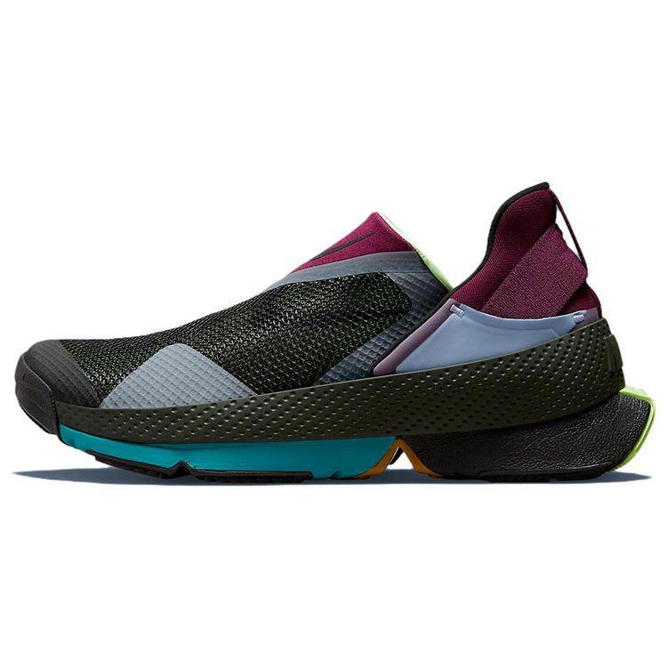 Nike Черные кроссовки унисекс GO FlyEase со светящимся лаймом CW5883-004