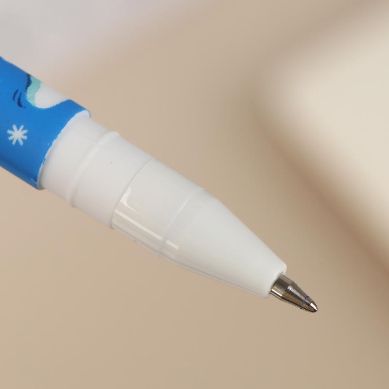 7Pcs Pen Bee Rabbit Giraffe 0.5Mm Colored Pen Core Neutral Pen Cartoon Animals Erasable Gel For Writing School Supplies