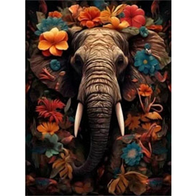 DIY Diamond Painting Flowers and Animals Cross Stitch Kit Mosaic Art Diamond Painting Full Circle/Square Diamond Home Decoration