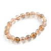 Eigado Jewelry Town Shosenkyo Rutilated Quartz 10mm 16cm Wrist Limited Natural Power Bracelet, Stone, Circumference, One-of-a-Kind, Edition, Stone,