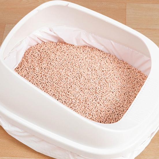 7 Pcs Litter Bag Essential Quick LDPE Pet Cat Litter Box Liners for Pet