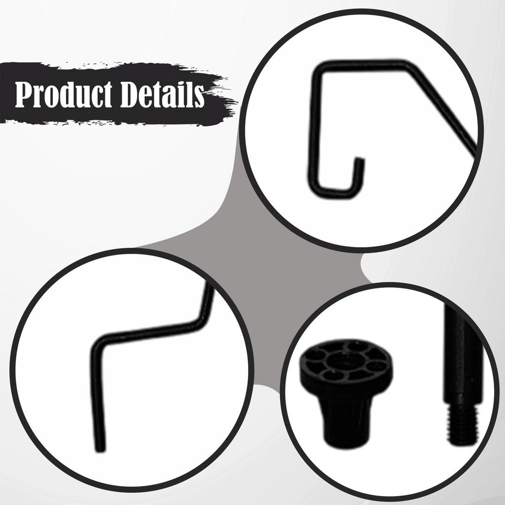 Camping Table Lantern Holder, Easy to Install, Folding Table Lamp Pole for Fishing