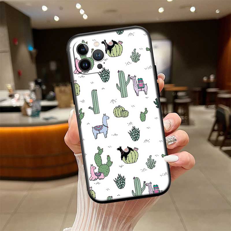 NH5 Alpaca New High-End Shell Phone Case for iPhone SE X XS XR 16E 17 11 Pro Max 8 7 6 6s Plus Air