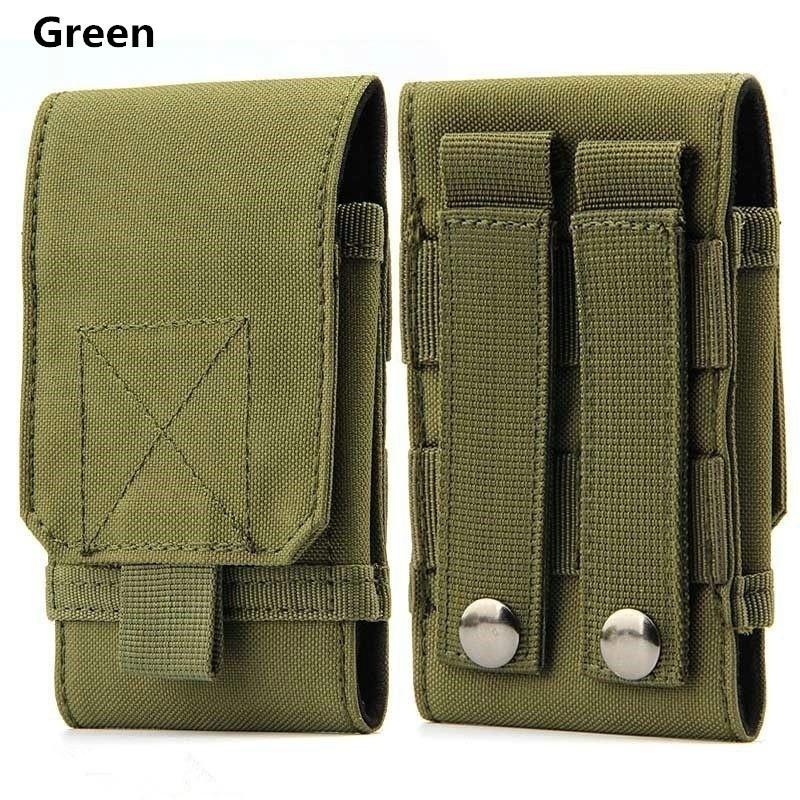 Outdoor Molle Army Tactical Pouch Holster Mobile Phone Case Bag Belt for Iphone 7/8Plus