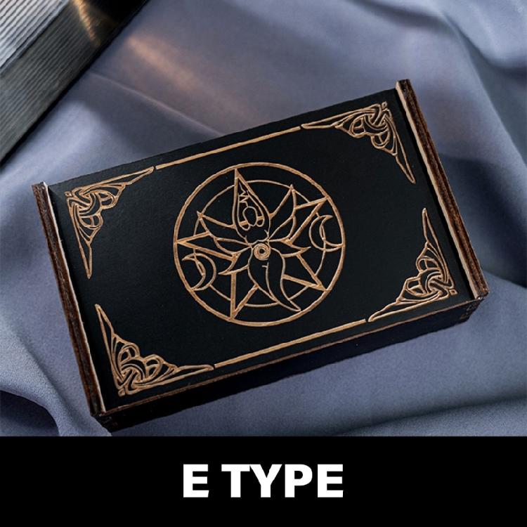 Push Pull Tarot Cards Box Wood Storage Case Portable Card Container Divination Storage Box Card Container Easy to Carry