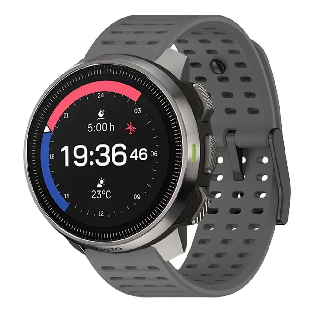 22 мм ремешок для Suunto RACE S / Ocean / Vertical силиконовый браслет для Suunto 5Peak 9Peak Pro сменный ремешок для часов браслет