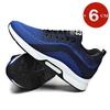 Fashion Soft Breathable Elevator Shoes Fashion Height Increase Shoes for Men Sneakers Casual Lift Sport Shoes Sole+Insole 6CM Taller Man