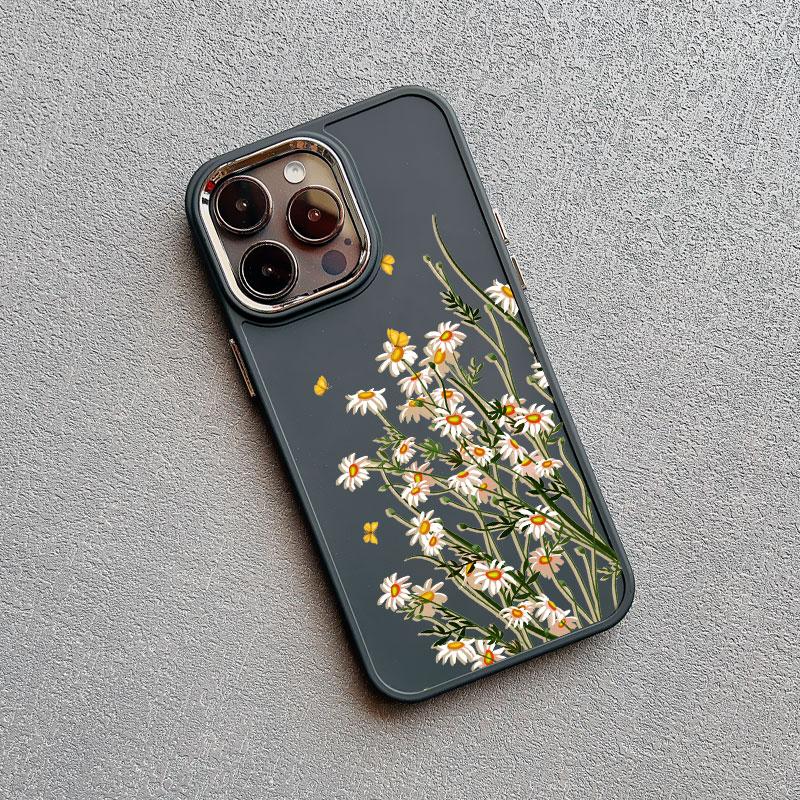 Цветочный Роскошный Силиконовый Чехол Для Телефона Для iphone 13 12 Pro Max 15 7 8 plus X XR XS 11 14 Pro Max Ударопрочный Мягкий Чехол Fundas