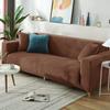 Couch Cover 3-Seater Sofa, Sofa Bed, Brown Velvet