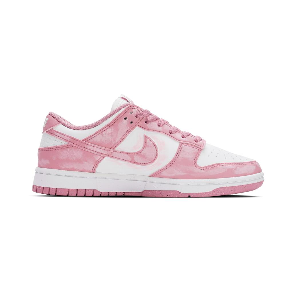 Nike Кроссовки Dunk Нескользящие Износостойкие Низкие Скейтбордические Женские Бело-Розовые DD1873-112(Команда575-)