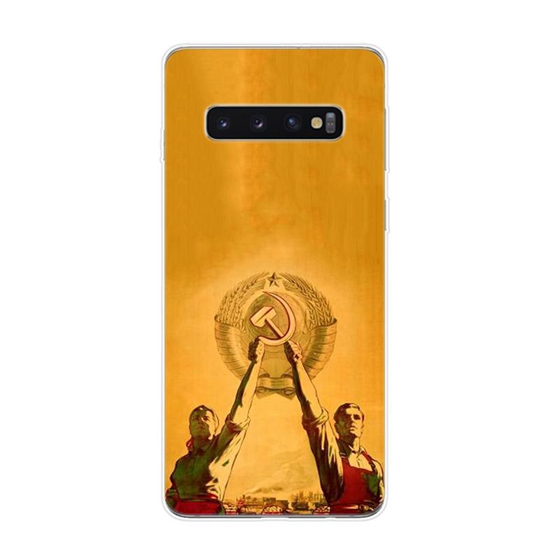 Мягкий чехол для телефона «Сталин Советский Союз» для Samsung Galaxy S22 Pro S21 S20 FE Ultra S10 S10E Lite S9 S8 Plus S7 S6 Edge