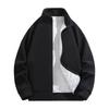 Men's Casual Solid-color Loose Zipper Sweatshirt, Men's And Women's Long-sleeved Thickened Fleece Warm Sweatshirt Jacket