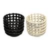 Держатель для зубных щеток в ванную комнату Большая вместимость Многоцелевой стаканчик для ручек Полый органайзер для расчесок, косметики, туалетных принадлежностей Контейнер для хранения