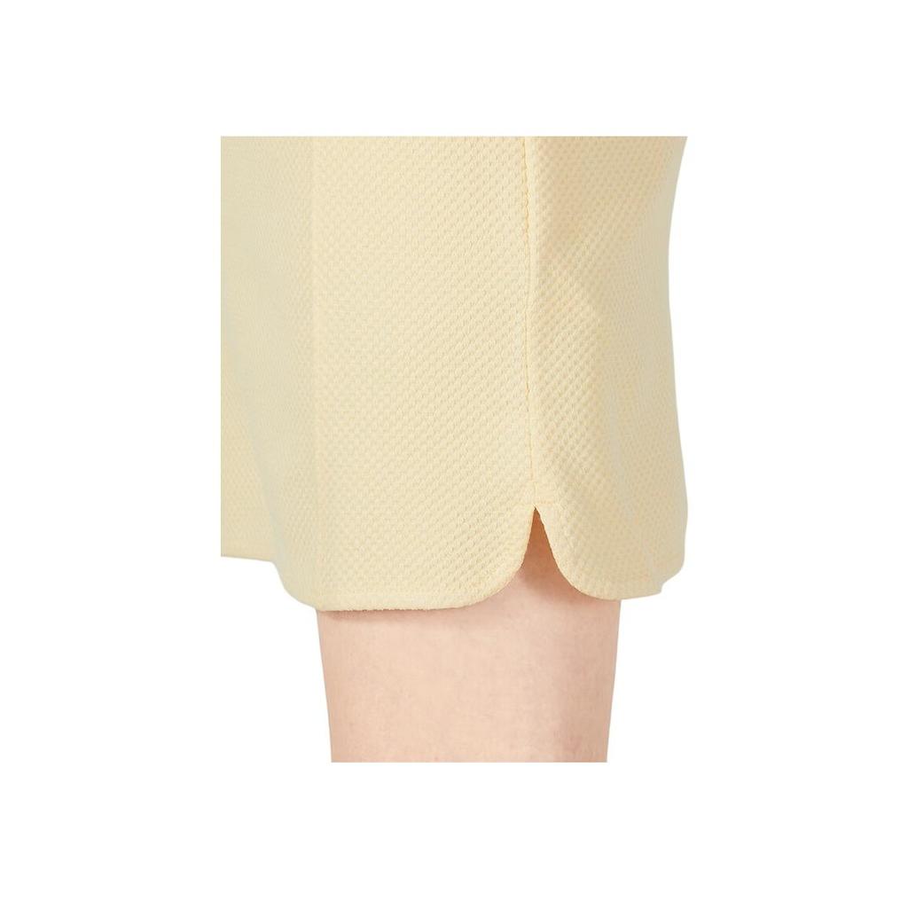 Puma Однотонное повседневное простое удобное платье-футболка с воротником-поло, женское платье желтого цвета 676658-42