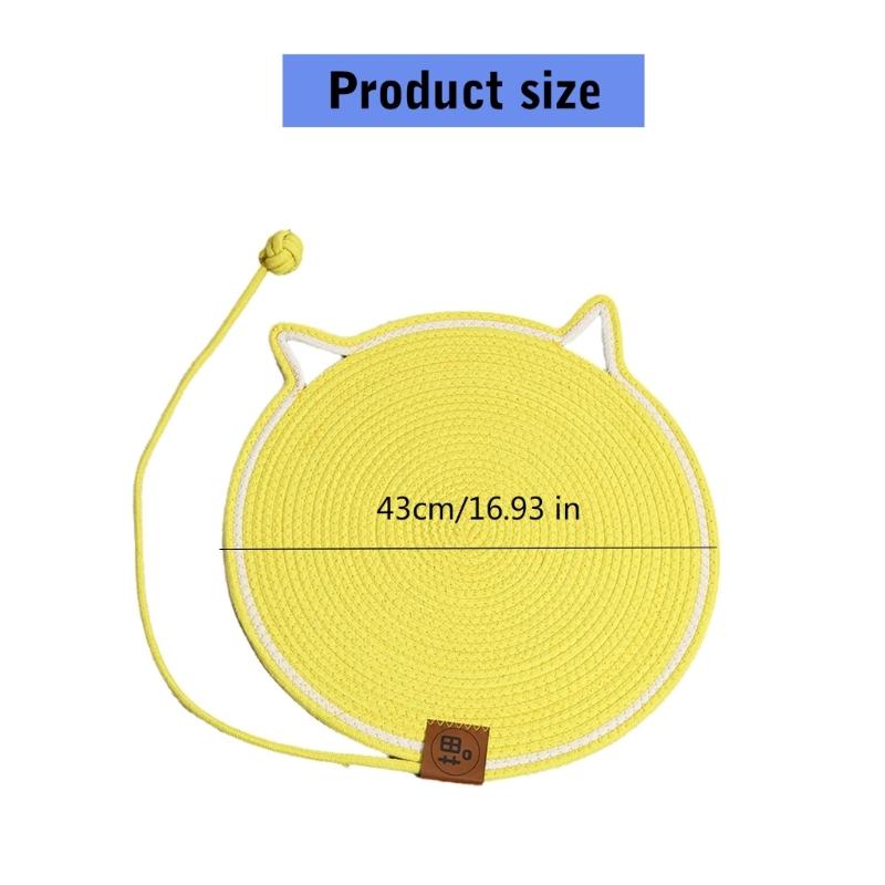 Reversible Cats Scratcher Mat Durability Indoor Grinding Claws Cats Training Toy for Cats Playtimes