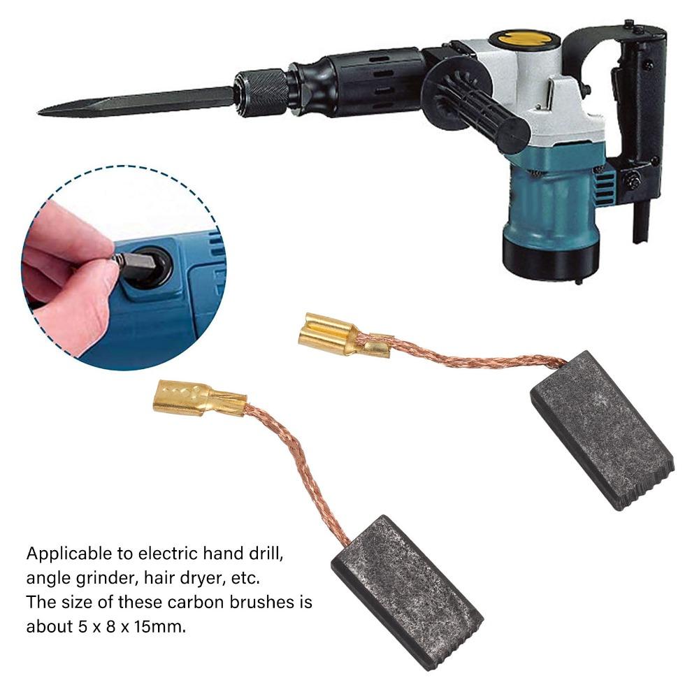 20pcs Replacement Kit Motor Carbon Brush 5x8x15mm Copper Carbon Motor Brush Grinder Machine