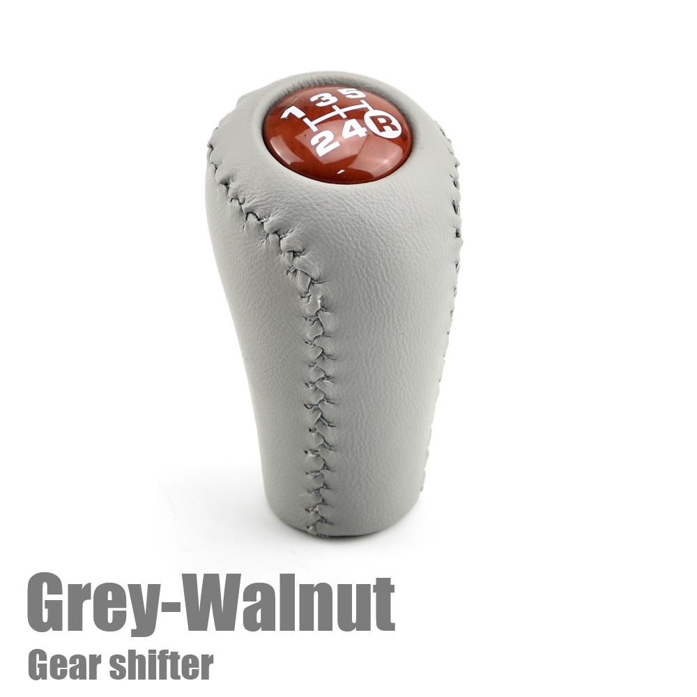 ABS + кожаный Стайлинг автомобиля, 5 скоростей, механическая коробка передач + ручка переключения передач для Toyota Prado LC120 Land Cruiser Prado 03-09