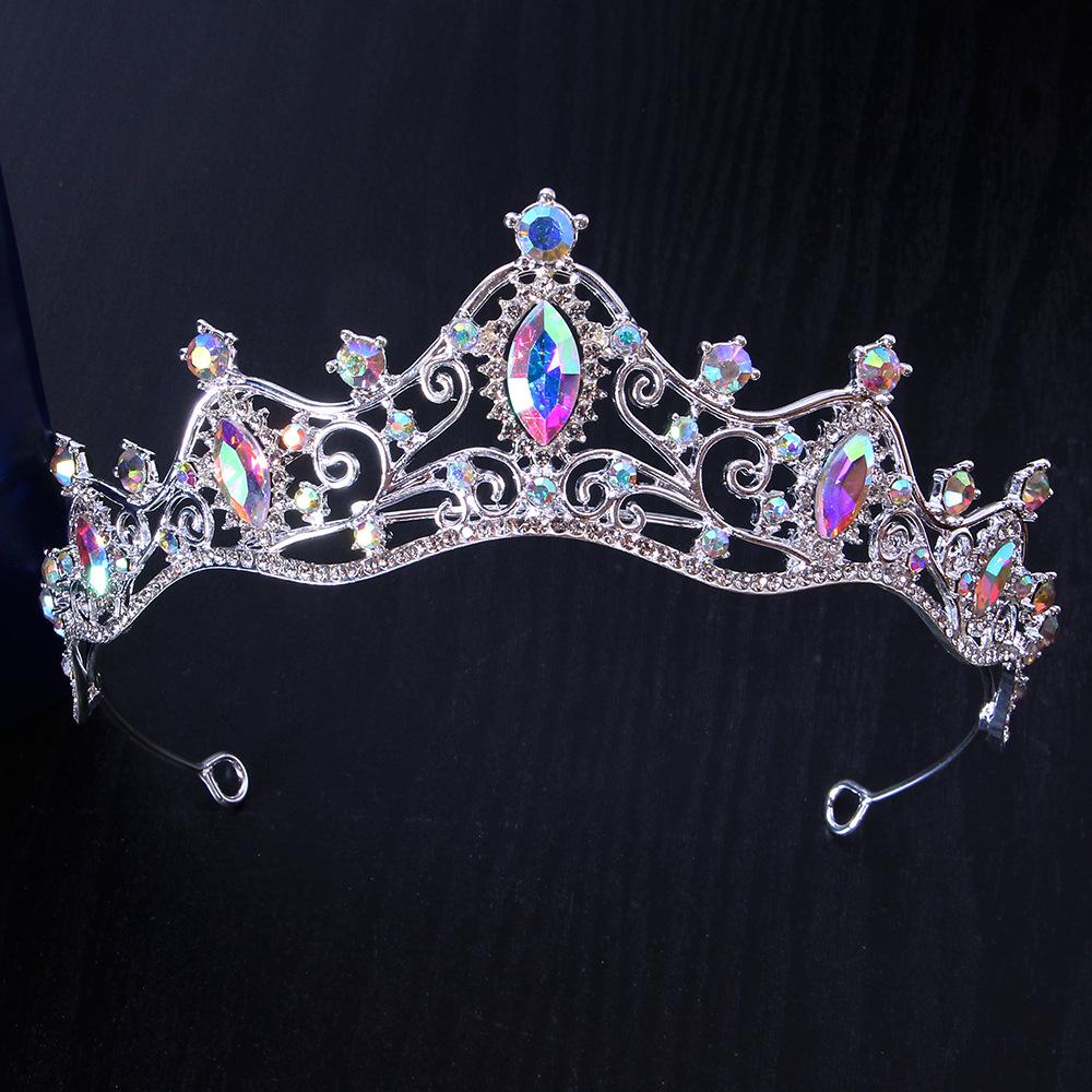Bridal Headband Crown Bridal Wedding Jewelry Headdress Hair Clip Crown Hair Clasp