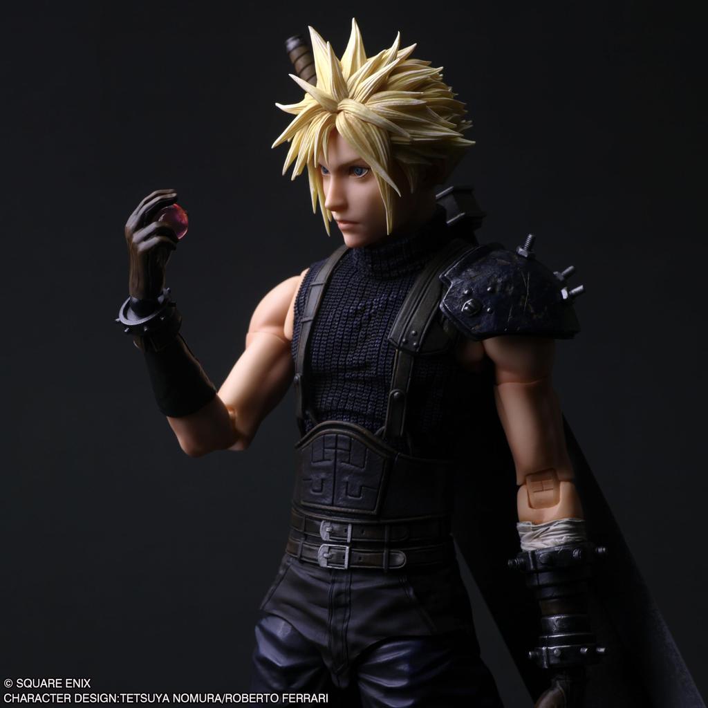 Square Enix Final Fantasy VII Rebirth PLAY ARTS Kai Cloud Strife Action Figure