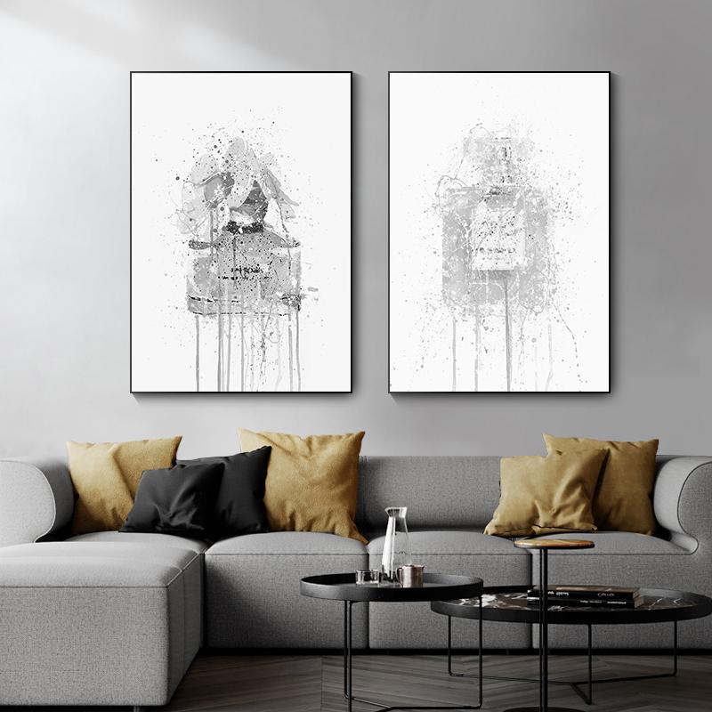 Абстрактные граффити, художественные флаконы для духов, картина на холсте, модные роскошные настенные художественные картины для современной гостиной, Настенный декор, Cuadro