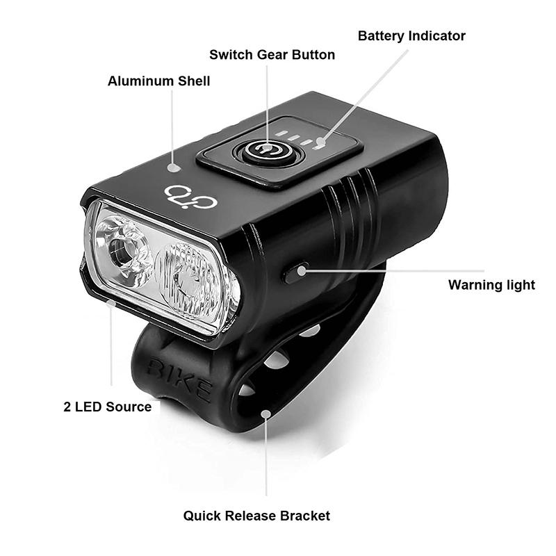 Lanterna Para Bike Велосипедный фонарь T6 Светодиодный передний USB Перезаряжаемый MTB Лампа для горного велосипеда 1000LM Велосипедная фара Фонарик Велосипедный скутер Хвост