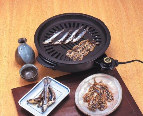 Sugiyama Metal Yakiniku Съемная Сделано в Температура Дым Низкая Высокая Здоровая Тарелка, Тарелка, Япония, Регулируемая, Уменьшение, Дым, Мощность, 1200 Вт, KS-2310