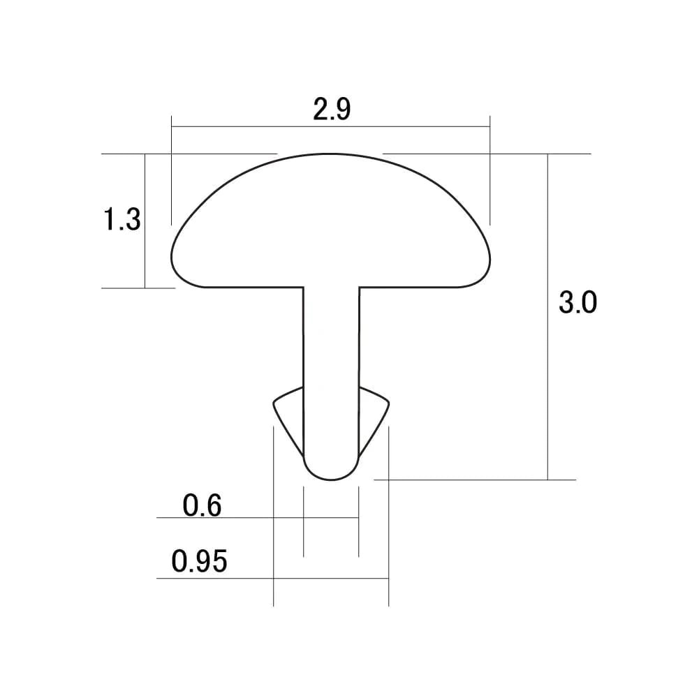 AAZV Scud Набор предварительно нарезанных ладов, Jumbo, 7см, 24, HF-J1-P24