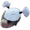 2Pcs/Set Self-adhesive Motorcycle Helmet Braids  for Moto Cycling Skiing
