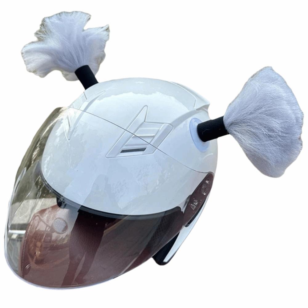 2Pcs/Set Self-adhesive Motorcycle Helmet Braids for Moto Cycling Skiing
