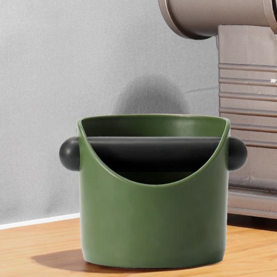 Нок-бокс для кофе, нескользящая резиновая основа, амортизирующий контейнер для гущи для эспрессо, бариста, мусорное ведро, ведро для кухни, принадлежности для кафе