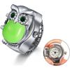 Jewelrywe Кольцо-часы Простое Большой циферблат Водонепроницаемые Аналоговые Кварцевые Деловое время